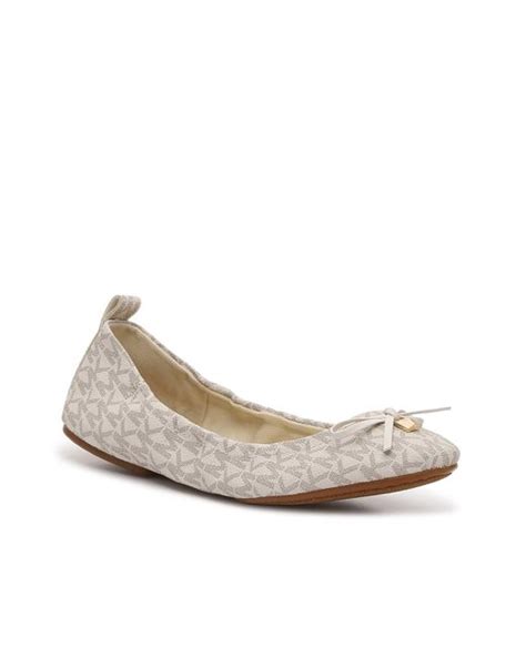 michael kors ballet zippered wallet|Michael Kors slip on flats.